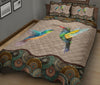 Hummingbird Mandala Style Quilt Bed Set - Love Quilt Bedding Set