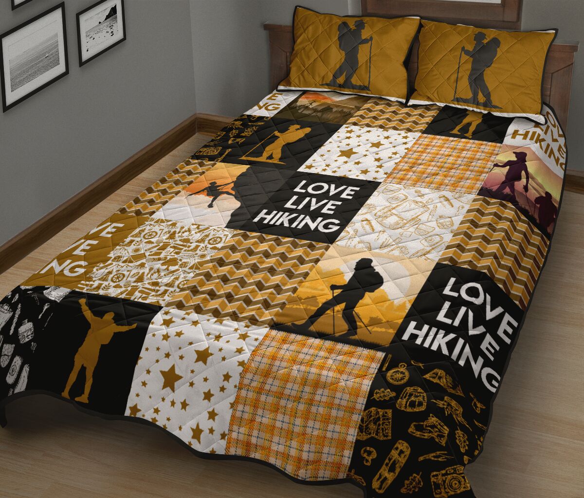 Quilt Bed Set - Hiking 84 - Love Quilt Bedding Set