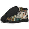 Australian Shepherd - Vintage Mandala Asboot Sky - Love All Season Boots