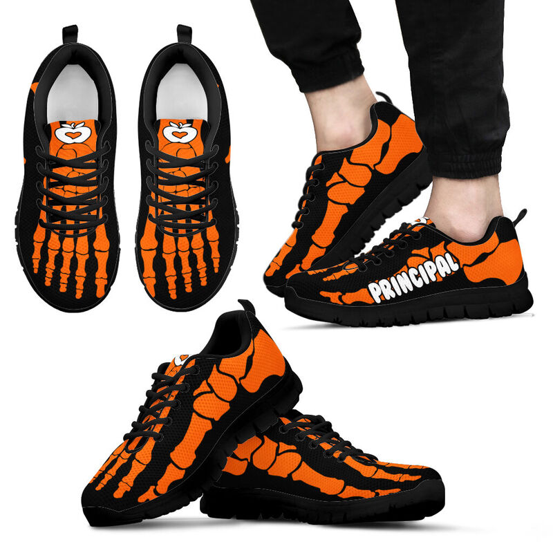 Principal Foot Bone Orange Kd Sneakers, Runni- Love Sneakers