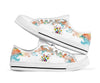 Dog Paw Watercolor - Low Top Shoe - Love Love Top Shoes