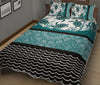 Turtle Darkturquoise - Bed Set - Love Quilt Bedding Set