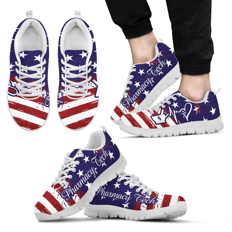 Pharmacy Tech American Sneakers, Running Shoes, Shoes For Women, Shoes For Men, Custom Shoes- Love Sneakers