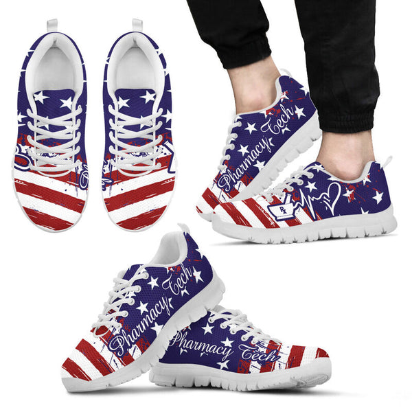 Pharmacy Tech American Sneakers, Running Shoes, Shoes For Women, Shoes For Men, Custom Shoes- Love Sneakers