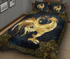 Chicken Mandala Gold Art Style Quilt Bed Set - Love Quilt Bedding Set