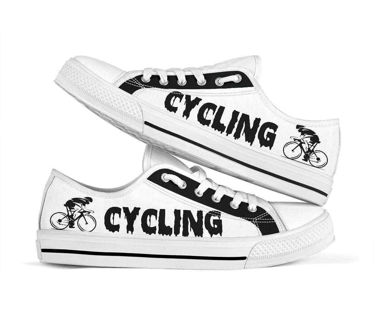 Cycling White - Low Top Shoe - Love Love Top Shoes