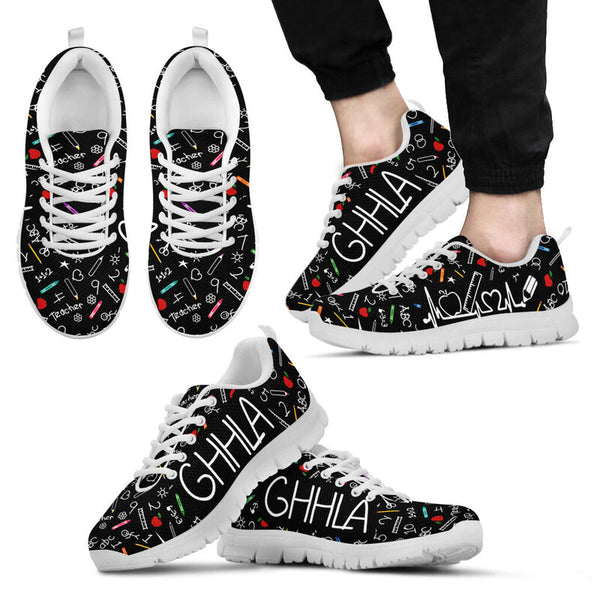 Ghhla Hb Partten Sneakers, Running Shoes, Shoes For Women, Shoes For Men, Custom Shoes, L- Love Sneakers