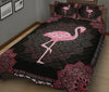 Flamingo Quilt Bed Set 49 - Love Quilt Bedding Set