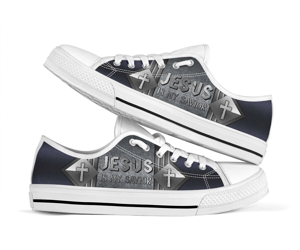 Jesus Is My Savior Lowtop Shoe - Love Love Top Shoes