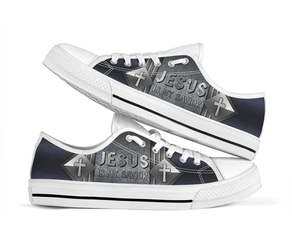 Jesus Is My Savior Lowtop Shoe - Love Love Top Shoes