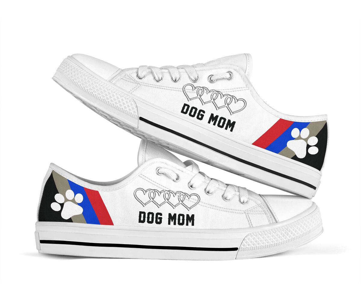 Dog Mom 4 Heart - Low Top Shoe - Love Love Top Shoes