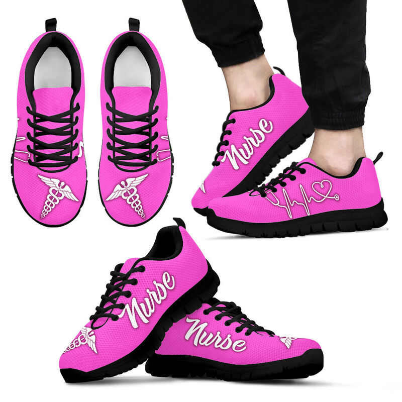Nurse- Pink Kd Sneakers, Running Shoes, Shoes For Women, Shoes For Men, Custom Shoes, L- Love Sneakers