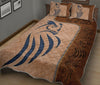 Owls Leather Style Quilt Bed Set - Love Quilt Bedding Set