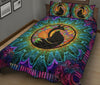 Fox Hippie Style Quilt Bed Set 8- Love Quilt Bedding Set