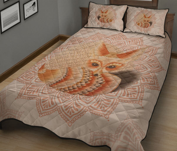 Fox Quilt Bed Set- Gift For Fox Lovers 53 - Love Quilt Bedding Set