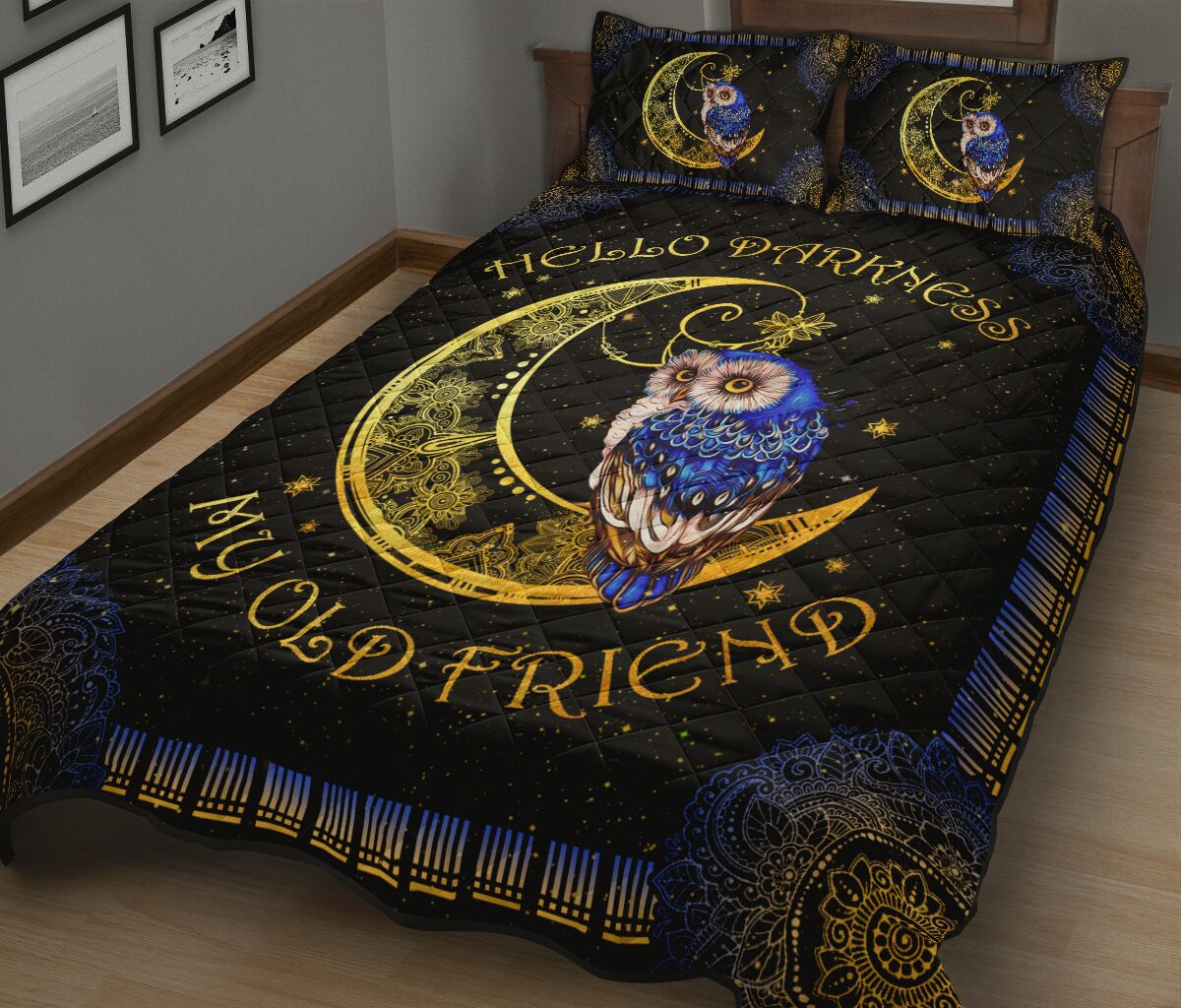 Old Moon Quilt Bed Set - Love Quilt Bedding Set