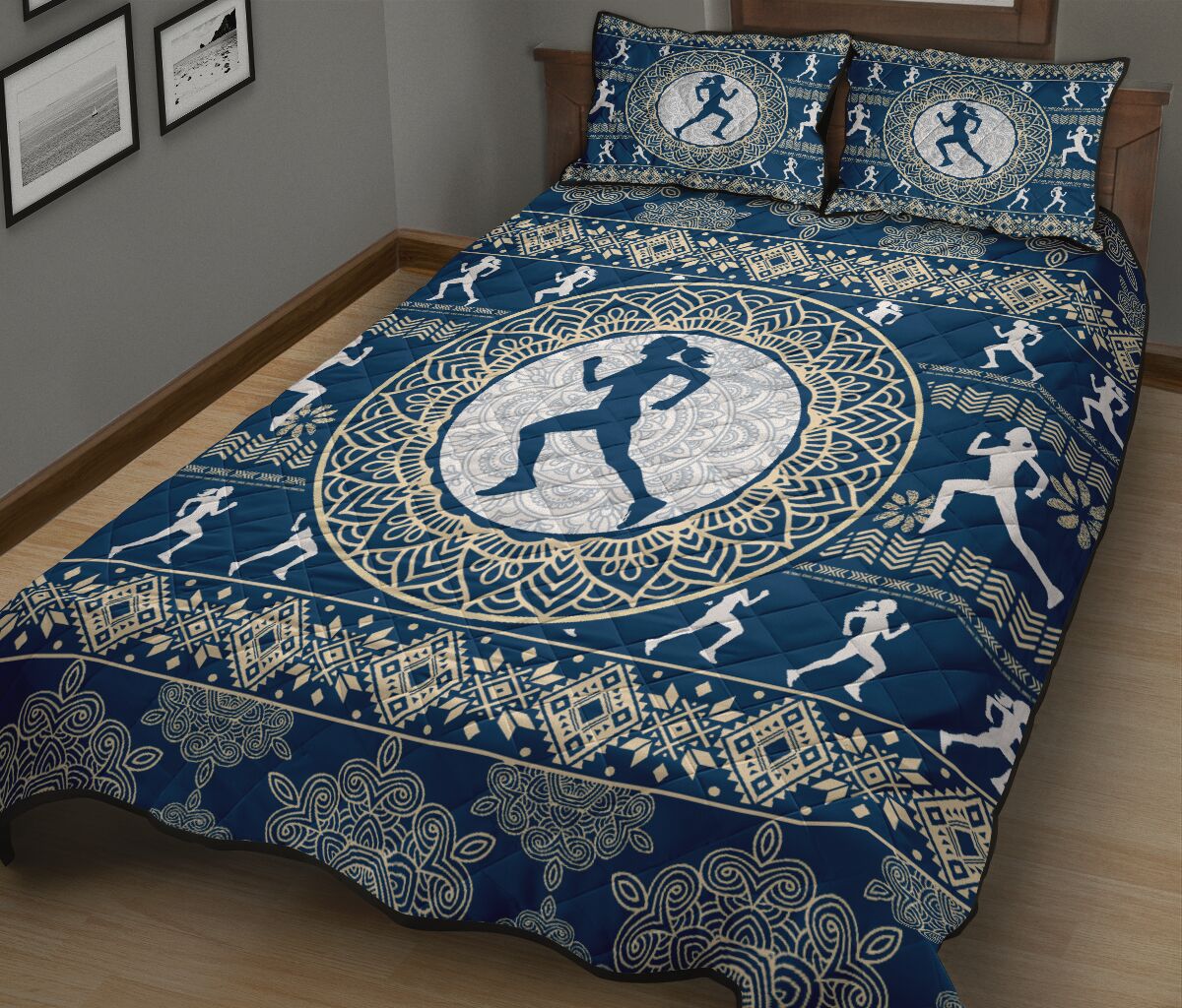 Running Native Pattern - Bed Set - Love Quilt Bedding Set