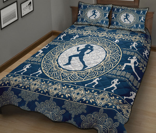 Running Native Pattern - Bed Set - Love Quilt Bedding Set