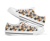 Cat Face Art Watercolor Low Top Shoes