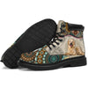 Golden Retriever - Vintage Mandala Asboot Sky - Love All Season Boots