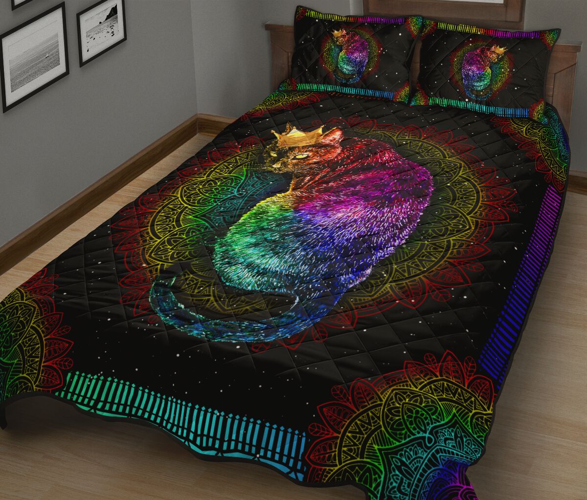 Quilt Bed Set - Colorful - Cat 14 - Love Quilt Bedding Set