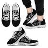 Nurse- Love All Black Sneakers, Running Shoes, Shoes For Women, Shoes For Men, Custom Shoes,- Love Sneakers