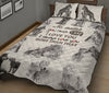 Wolves Quote Style Quilt Bed Set - Love Quilt Bedding Set