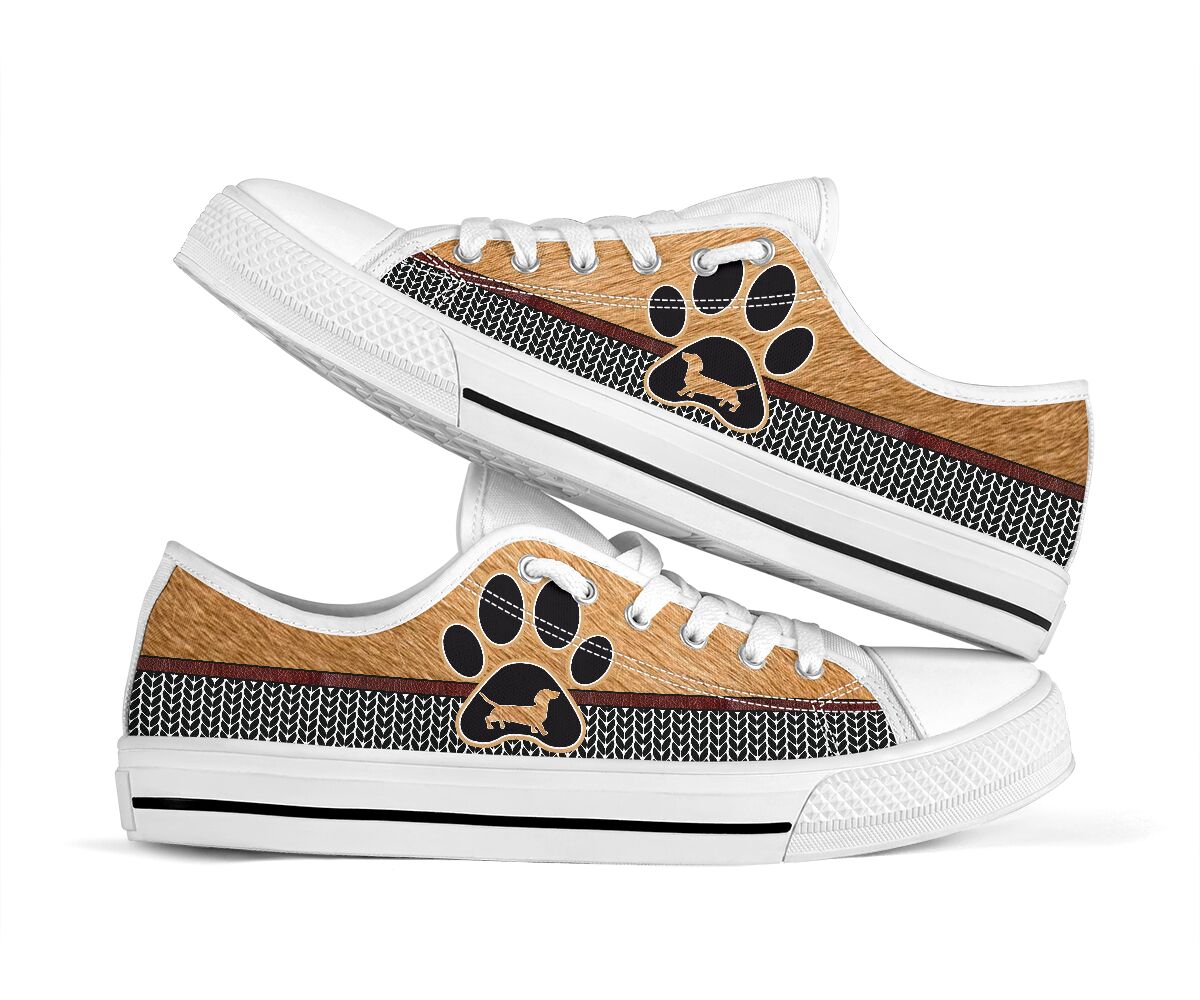 Dachshund Hair - Low Top Shoe - Love Love Top Shoes