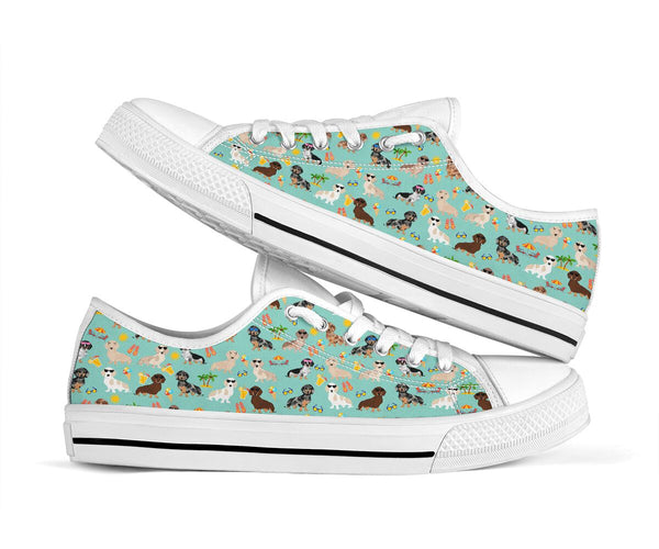 Dachshund Low Top Shoes - Love Low Top Shoes