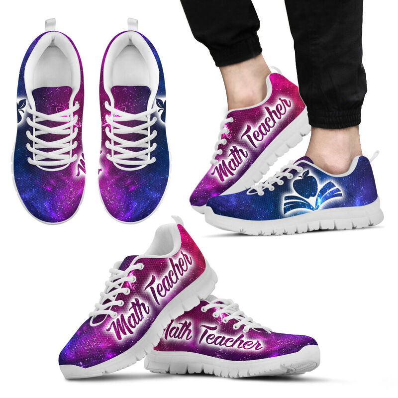Math Teacher Galaxy2 Kd Sneakers, Running Shoes, Shoes For Women, Shoes For Men, Custom Shoe- Love Sneakers