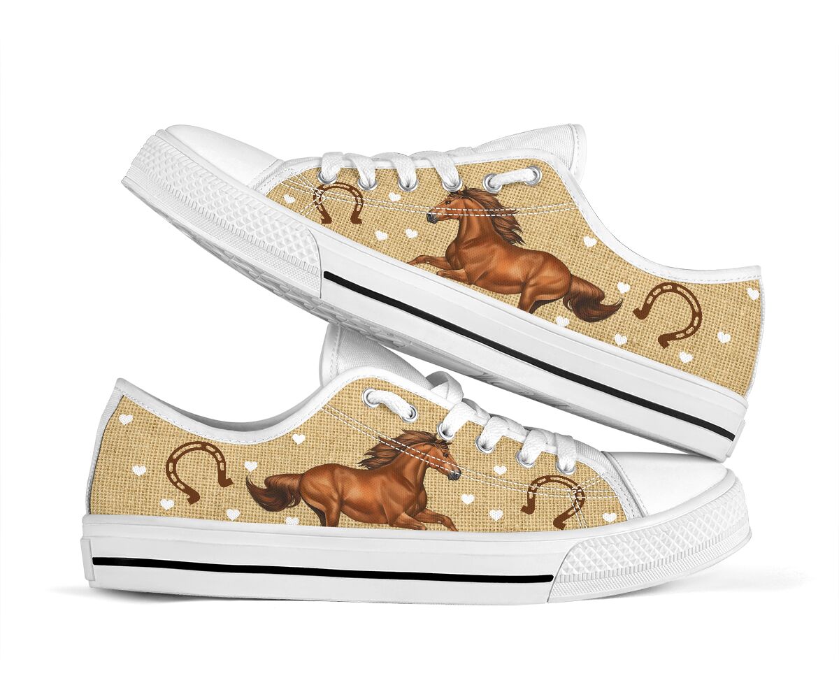 Horse Heart Low Top  Shoes