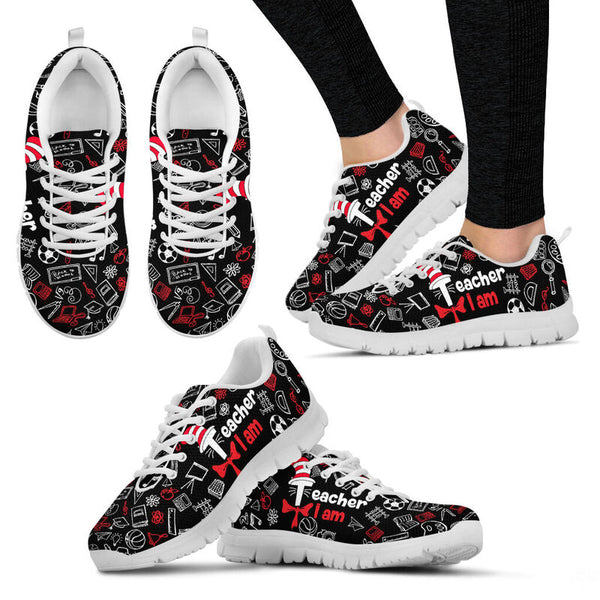 Teacher I Am Pt Shoes Sneakers, Running Shoes, Shoes For Women, Shoes For Men, Custom Shoes,- Love Sneakers