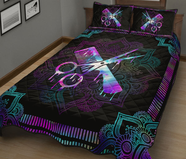 Hairstylist Galaxy - Bed Set - Love Quilt Bedding Set