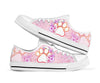 Dog Paw Flower - Low Top Shoe - Love Love Top Shoes