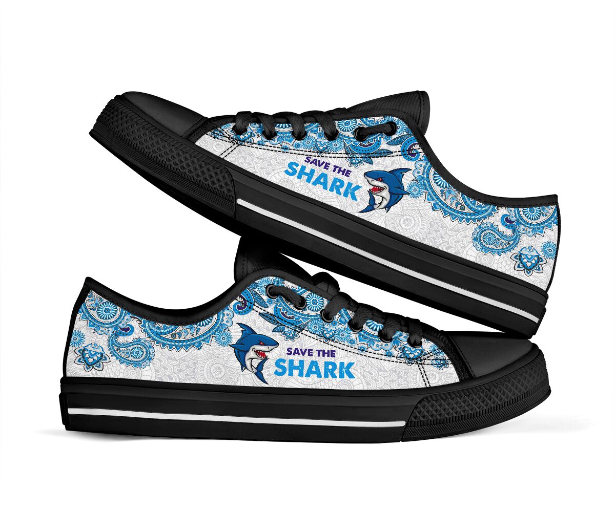 Save The Shark - Shark Low Top Shoe - Love Love Top Shoes