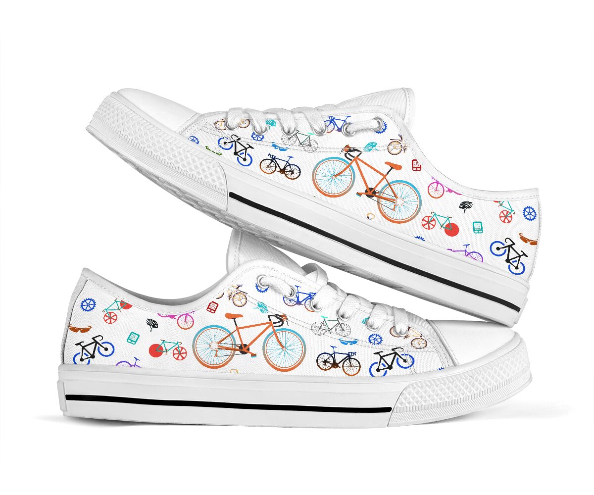 Cycling White - Low Tops Shoe - Love Love Top Shoes