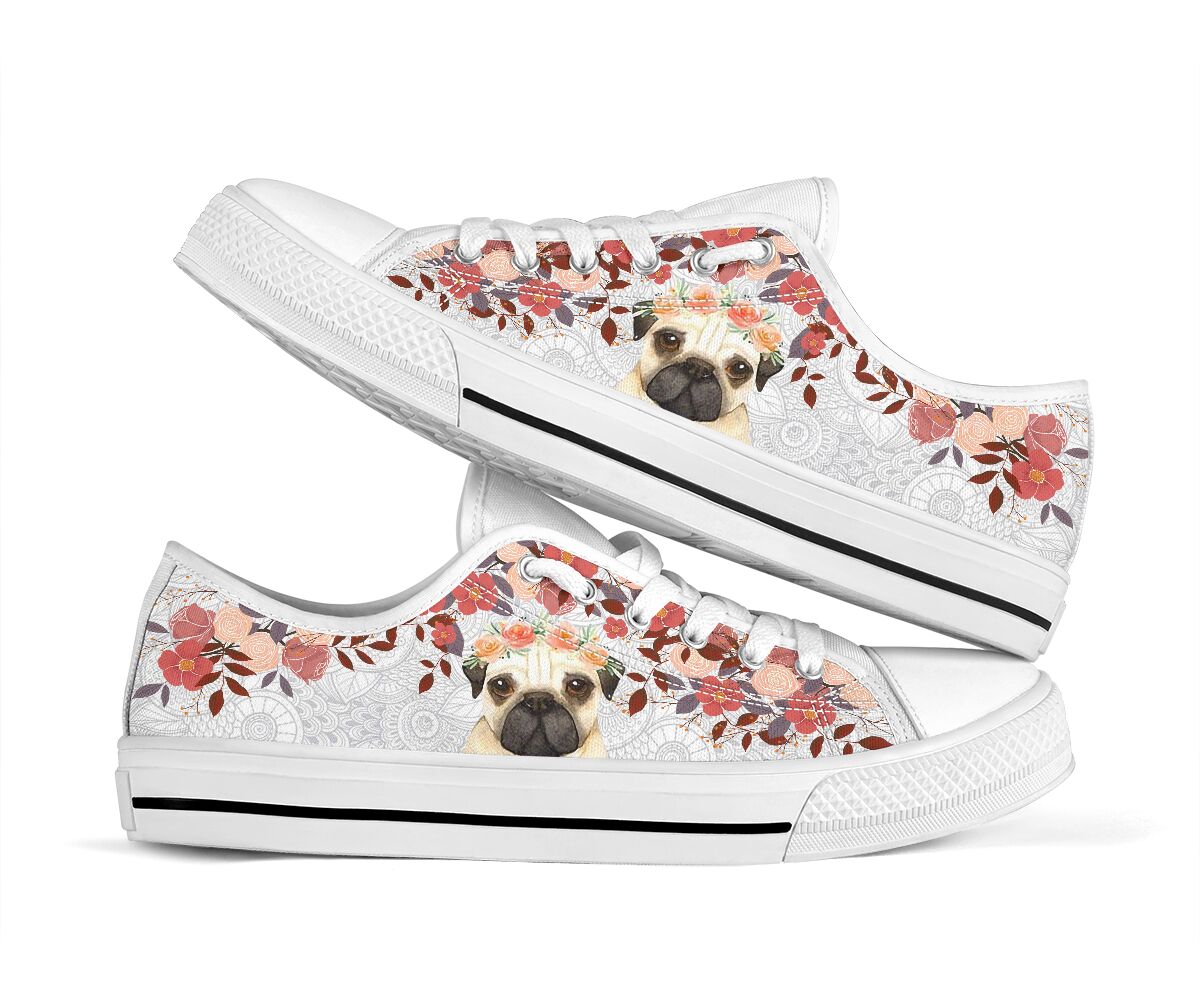 Pug Low Top Shoe - Love Love Top Shoes