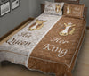 Horse - King And Queen 2 - Love Quilt Bedding Set