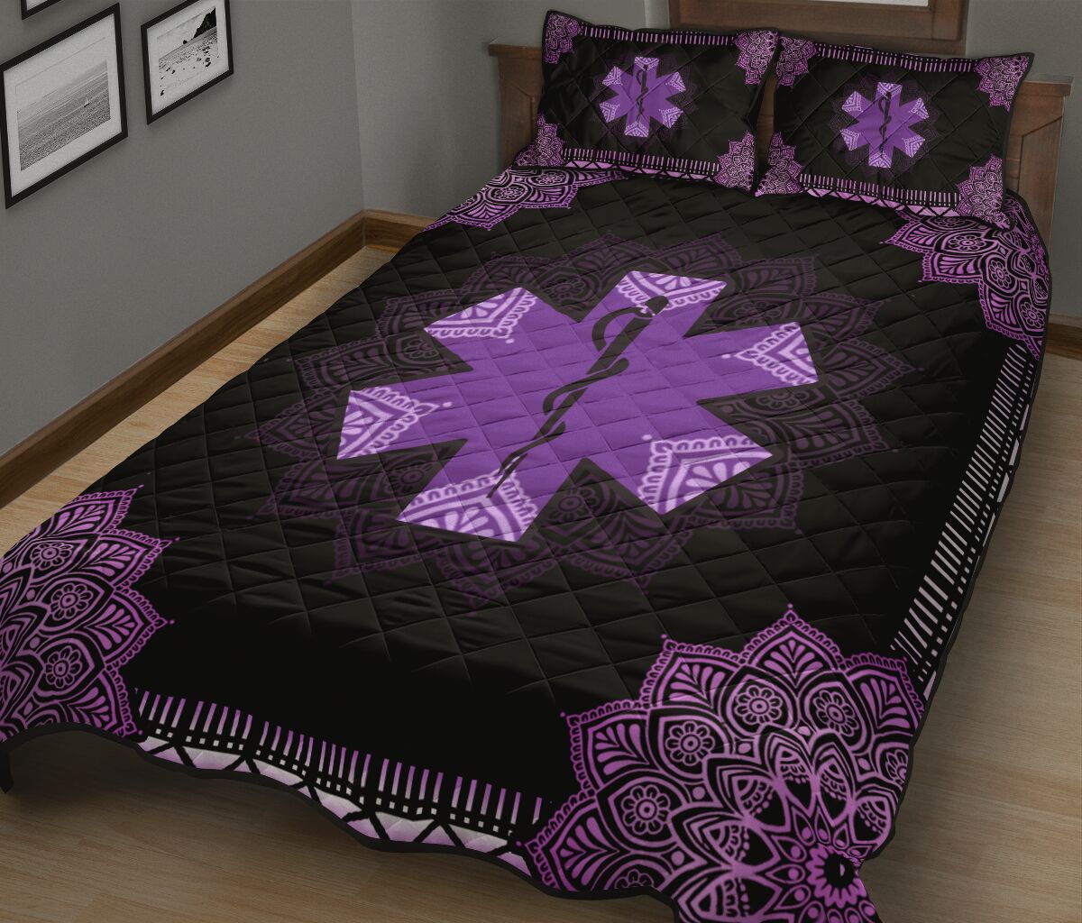 Nurse Quilt Bed Set 61 - Love Quilt Bedding Set