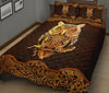 Owl Wood Carving Quilt Bed Set - Love Quilt Bedding Set