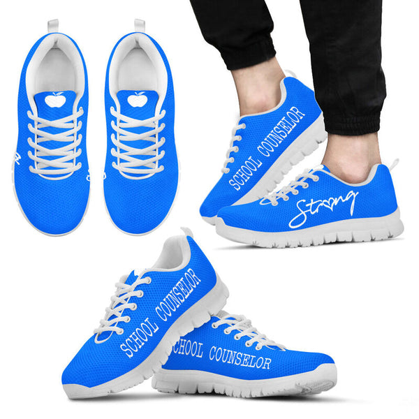 School Counselor Strong All Blue Kd Sneakers, Runni- Love Sneakers