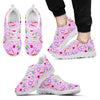 Nurse Pink Sneakers, Running Shoes, Shoes For Women, Shoes For Men, Custom Shoes, L- Love Sneakers