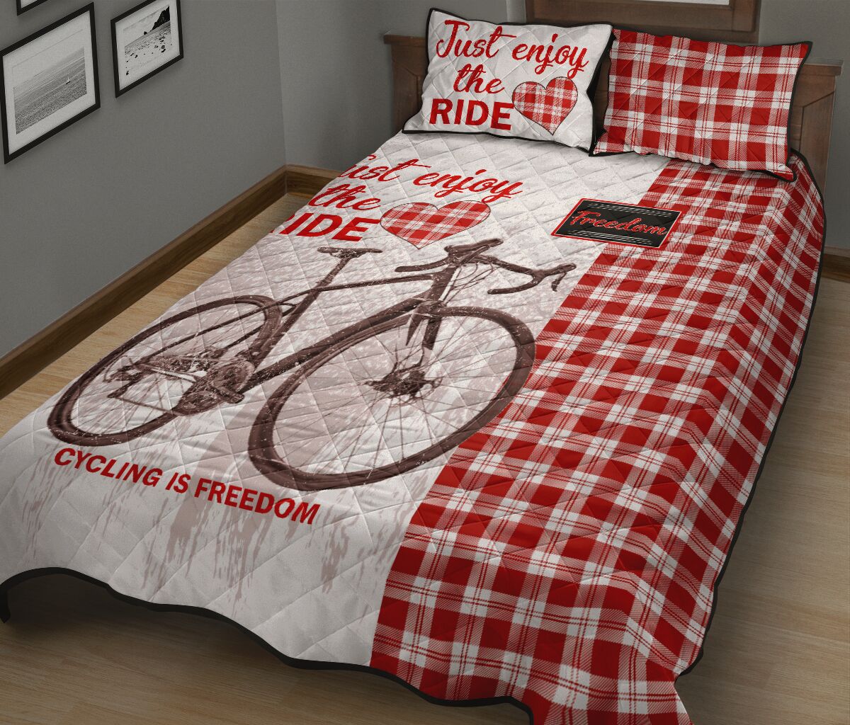 Cycling Life Is Better Caro - Bed Set - Love Quilt Bedding Set