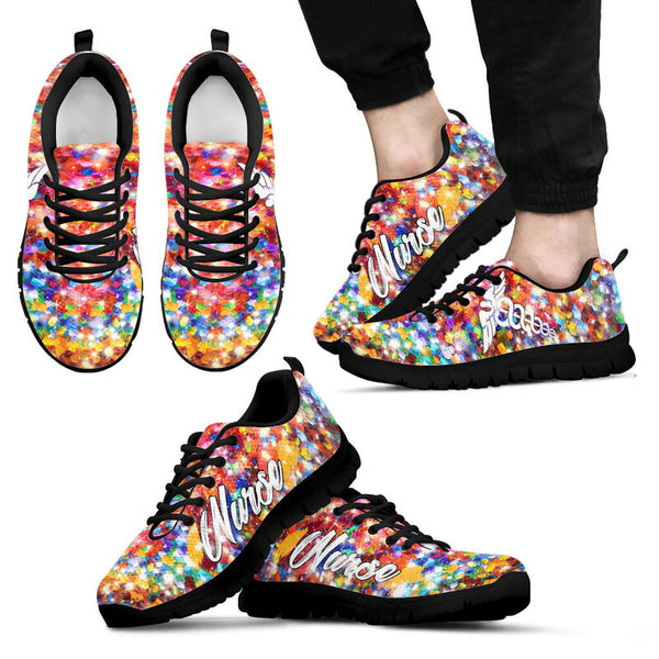 Nurse Paint Art Lap Lanh Kd Sneakers, Running Shoes, Shoes For Women, Shoes For Men, Custom - Love Sneakers