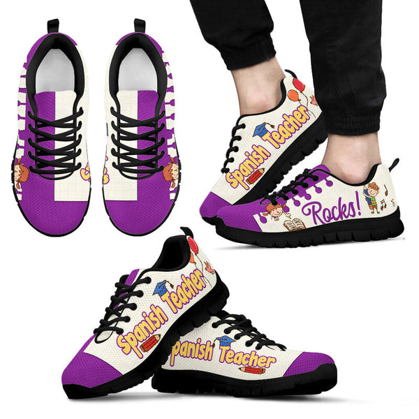 Spanish Teacher Rocks Kd Sneakers, Runni- Love Sneakers