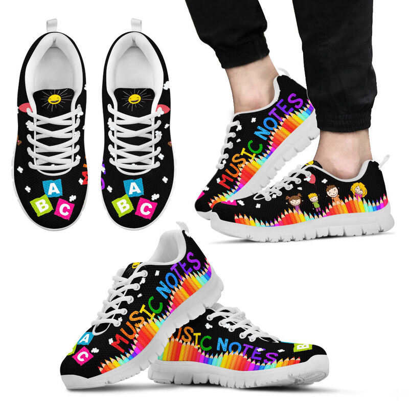 Music Notes Abc Shoes Sneakers, Running Shoes, Shoes For Women, Shoes For Men, Custom Shoes,- Love SneakersMusic Notes Abc Shoes Sneakers, Running Shoes, Shoes For Women, Shoes For Men, Custom Shoes,- Love Sneakers