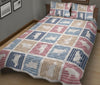 Cute Cow - Quilt Bed Set - Nnl - Love Quilt Bedding Set