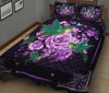 Quilt Bed Set - Hummingbird - Violet Rose 46 - Love Quilt Bedding Set