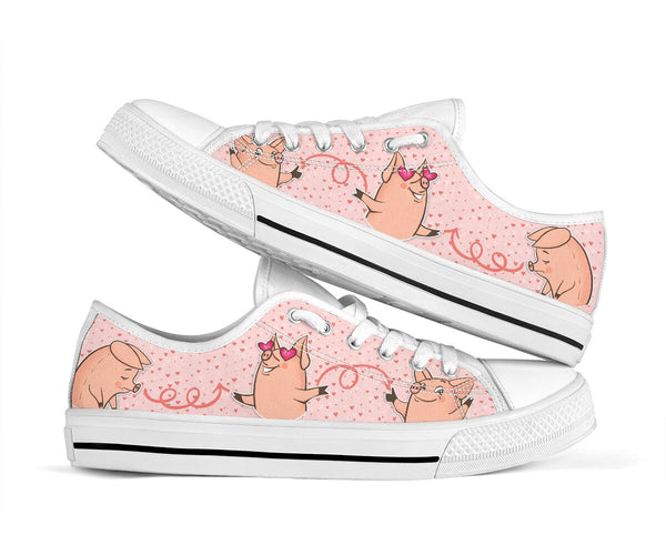 Pigs Emotions Low Top Shoes