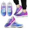 Lg Cat Lovers In Galaxy World Sneakers, Runni- Love Sneakers